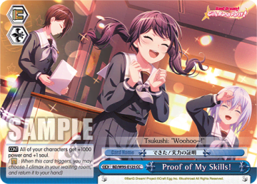 Proof of My Skills! #BD/W95-E125 — BanG Dream! Girls Band Party! 5th Anniversary
