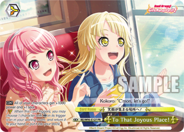 To That Joyous Place! #BD/W95-E127 — BanG Dream! Girls Band Party! 5th Anniversary