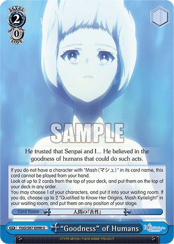 "Goodness" of Humans #FGO/S87-E098 — Fate/Grand Order THE MOVIE Divine Realm of the Round Table: Camelot