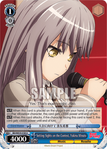 Setting Sights on the Contest, Yukina Minato