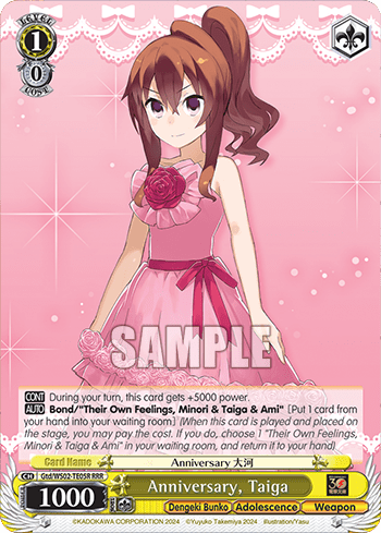Anniversary, Taiga