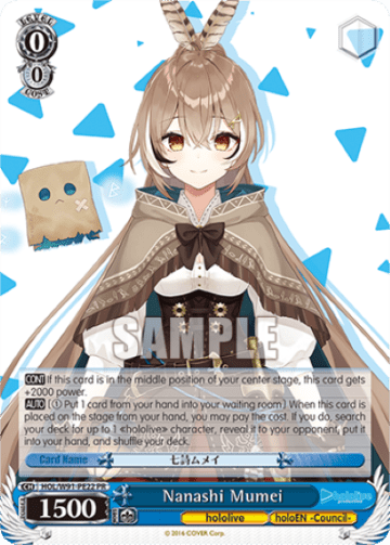 Nanashi Mumei #HOL/W91-PE22 — hololive production