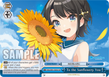 To the Sunflowery You