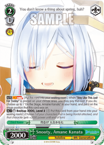 Snooty, Amane Kanata