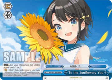 To the Sunflowery You