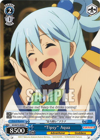 “Tipsy” Aqua #KS/W75-E094 — KONOSUBA -God’s blessing on this wonderful world! Re:Edit