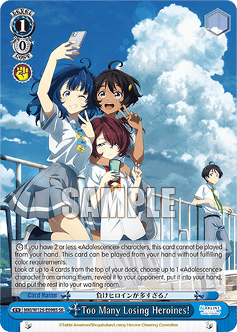 Too Many Losing Heroines! (Holo) #MKI/W126-E098S — Booster Pack Makeine: Too Many Losing Heroines!