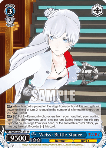 Weiss: Battle Stance