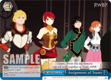 Assignment of Teams