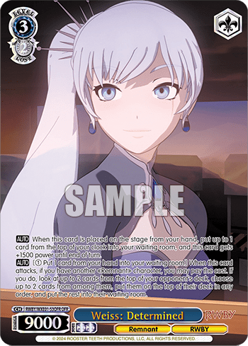 Weiss: Determined