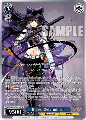 Blake: Determined