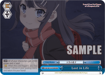 Lost in Life #SBY/W114-E100 — Booster Pack Rascal Does Not Dream Series