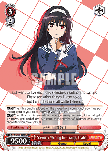 Scenario Writing In-Charge, Utaha (Holo)