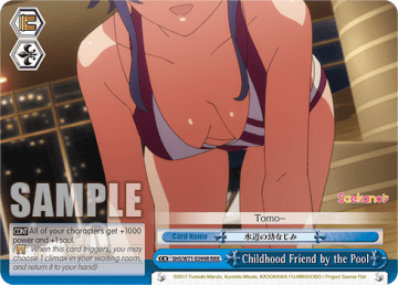 Childhood Friend by the Pool #SHS/W71-E099R — Saekano♭ How to Raise a Boring Girlfriend. flat