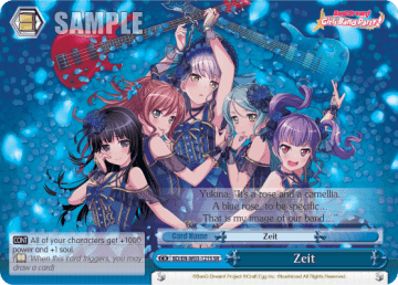 Zeit (Holo) #BD/EN-W03-121S — BanG Dream! Girls Band Party! MULTI LIVE
