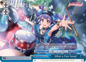 What a Fun Song! #BD/EN-W03-123 — BanG Dream! Girls Band Party! MULTI LIVE