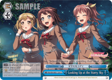 Looking Up at the Starry Sky #BD/EN-W03-124 — BanG Dream! Girls Band Party! MULTI LIVE