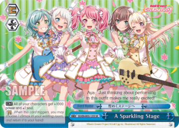 A Sparkling Stage (Holo) #BD/EN-W03-125S — BanG Dream! Girls Band Party! MULTI LIVE