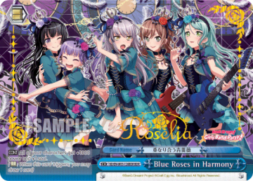 Blue Roses in Harmony #BD/EN-W03-126BDR — BanG Dream! Girls Band Party! MULTI LIVE