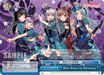Blue Roses in Harmony #BD/EN-W03-126H — BanG Dream! Girls Band Party! MULTI LIVE