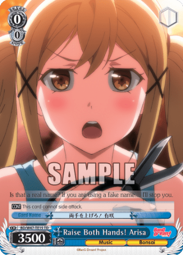 Raise Both Hands! Arisa