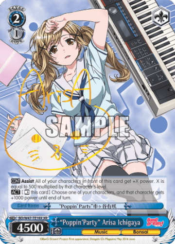 “Poppin’Party” Arisa Ichigaya