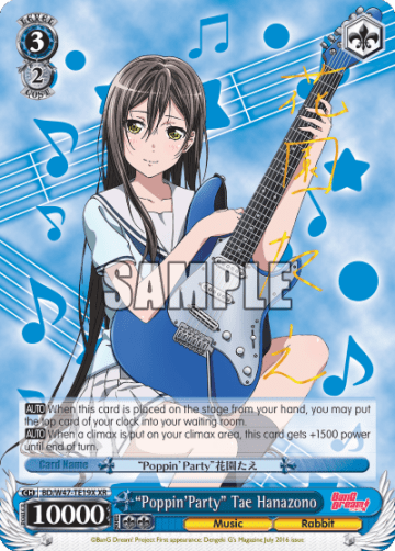 “Poppin’Party” Tae Hanazono