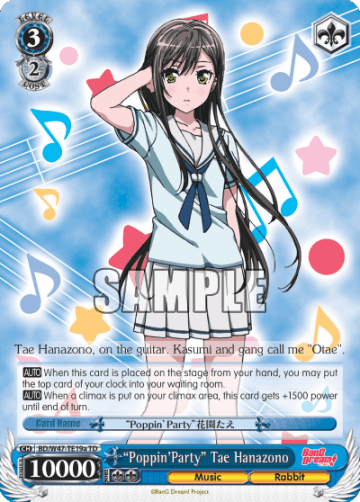 “Poppin’Party” Tae Hanazono