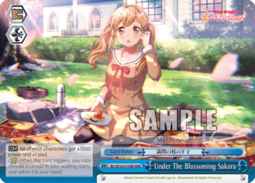 Under The Blossoming Sakura #BD/W54-E100R — BanG Dream! Girls Band Party!