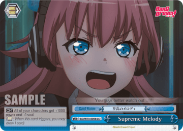 Supreme Melody #BD/W73-E098 — BanG Dream! Vol.2