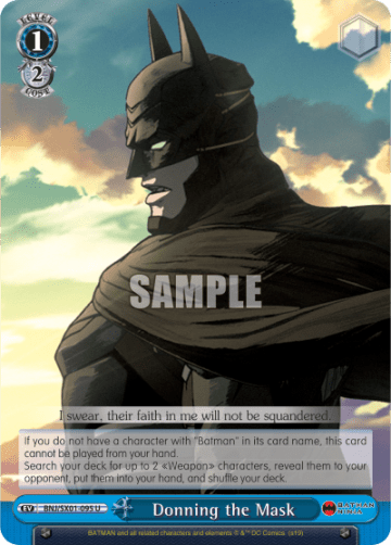 Donning the Mask #BNJ/SX01-095 — Batman Ninja