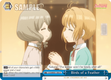 Birds of a Feather #CCS/WX01-100 — Cardcaptor Sakura : Clear Card
