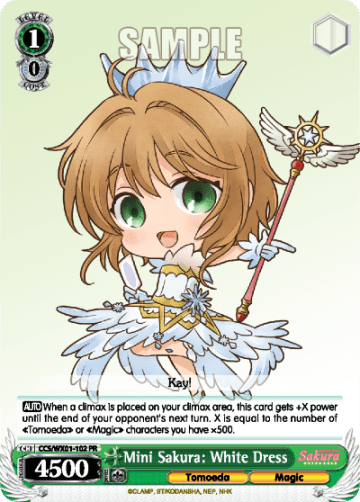 Mini Sakura: White Dress #CCS/WX01-102 — Cardcaptor Sakura : Clear Card