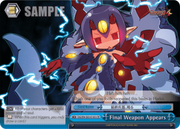 Final Weapon Appears #DG/EN-S03-E163 — Disgaea