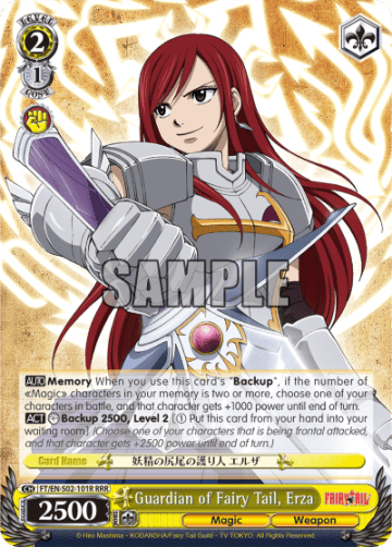 Guardian of Fairy Tail, Erza #FT/EN-S02-101R — FAIRY TAIL ver.E