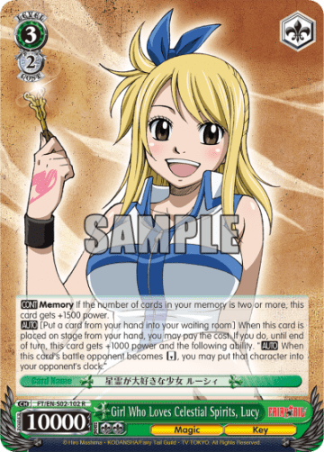 Girl Who Loves Celestial Spirits, Lucy #FT/EN-S02-102 — FAIRY TAIL ver.E