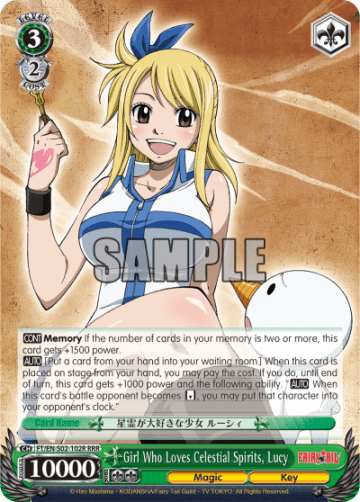 Girl Who Loves Celestial Spirits, Lucy #FT/EN-S02-102R — FAIRY TAIL ver.E