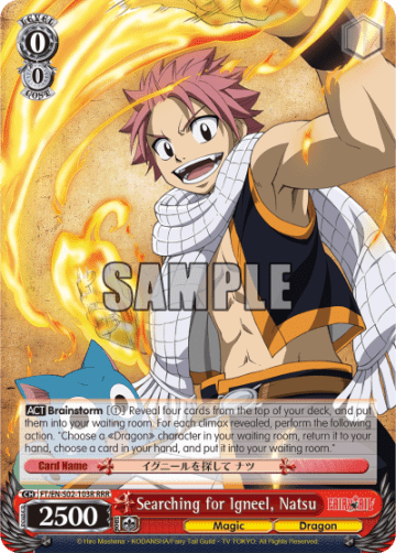 Searching for Igneel, Natsu #FT/EN-S02-103R — FAIRY TAIL ver.E