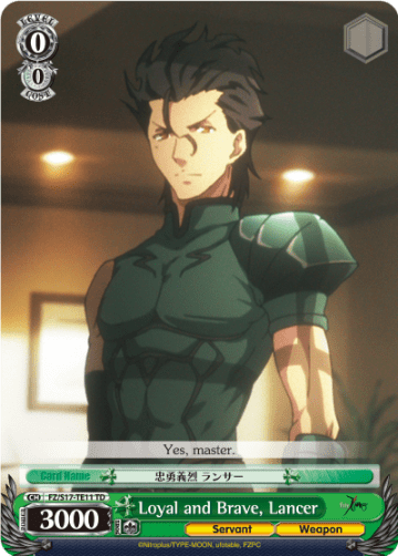 Loyal and Brave, Lancer