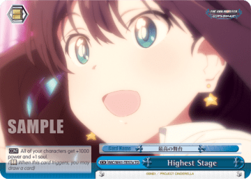 Highest Stage