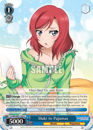 Maki in Pajamas #LL/EN-W01-102 — Love Live! DX