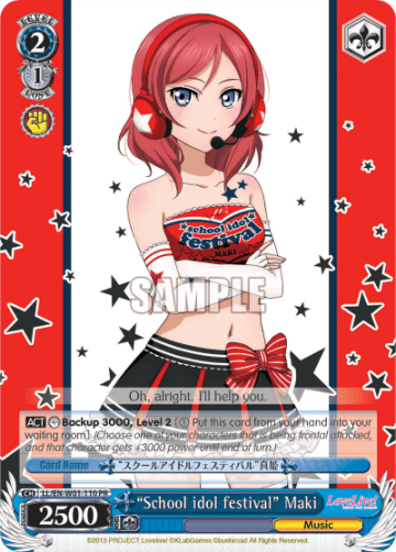 "School idol festival" Maki #LL/EN-W01-110 — Love Live! DX