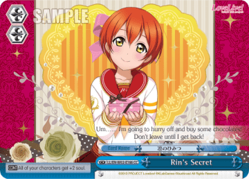 Rin's Secret #LL/EN-W02-E166 — Love Live! DX Vol.2
