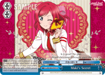 Maki's Secret #LL/EN-W02-E167 — Love Live! DX Vol.2