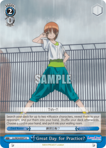 Great Day for Practice? #LL/W24-E097 — Love Live!