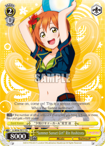 “Summer Sunset Girl” Rin Hoshizora