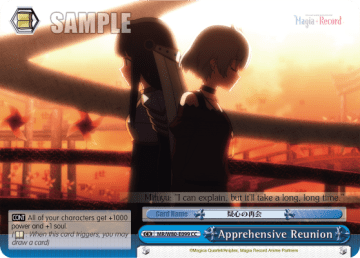 Apprehensive Reunion #MR/W80-E099 — TV Anime "Magia Record: Puella Magi Madoka Magica Side Story"
