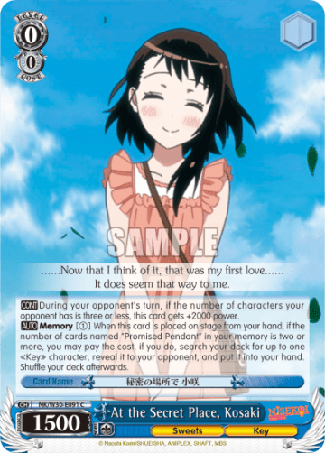 At the Secret Place, Kosaki #NK/W30-E091 — NISEKOI -False Love- ver.E