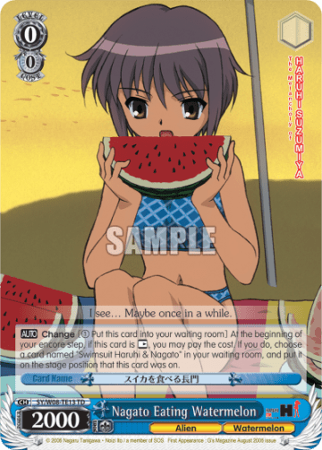 Nagato Eating Watermelon