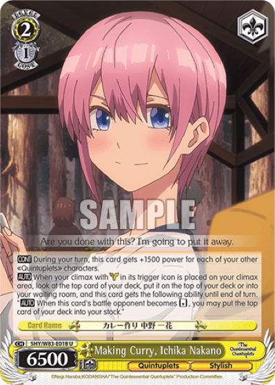 Making Curry, Ichika Nakano (5HY/W83-E018) — The Quintessential Quintuplets